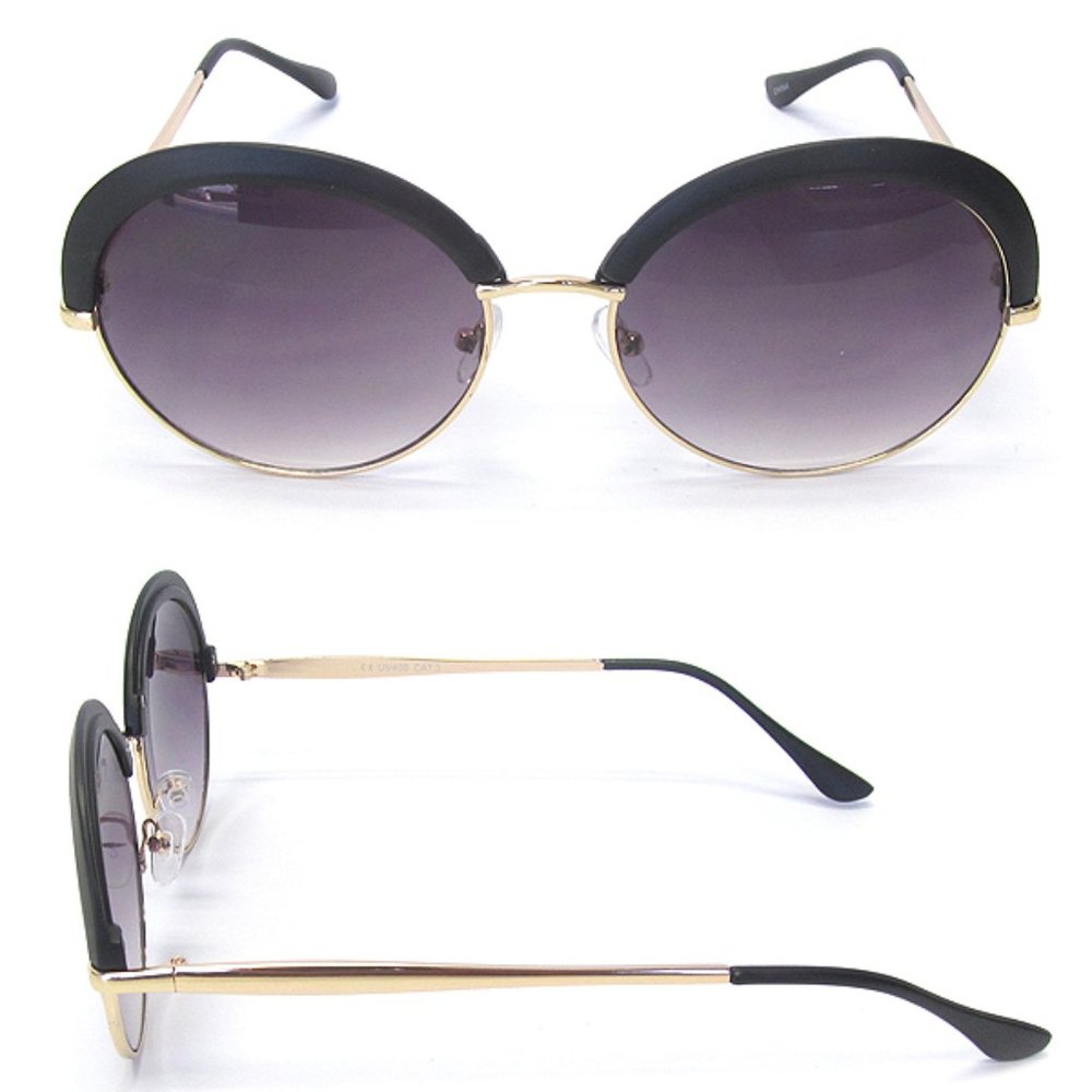Maximum uv 400 protection gradient sunglasses BLK